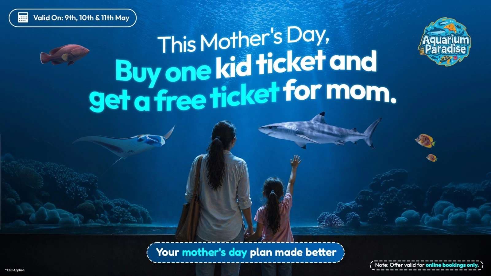 Mother’s Day Special Offer – Free Entry for Moms